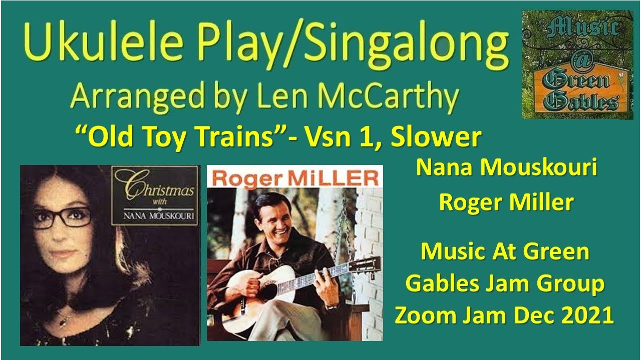Nana Mouskouri, Roger Miller Old Toy Trains (cover) Ukulele Play