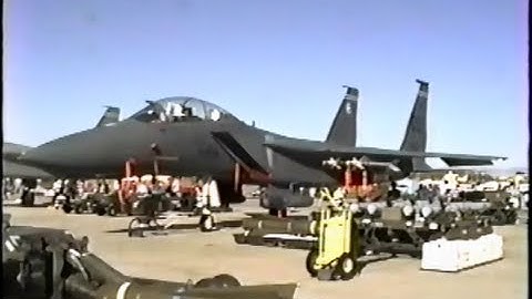 Edwards AFB Open House, October 23, 1993 part 1 - Static Displays
