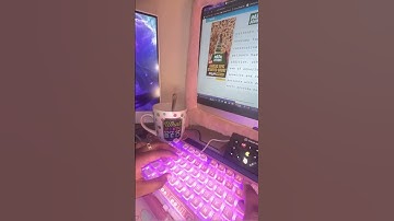 ❥ YUNZII X75/X75 PRO PINK 82 KEYS TRANSPARENT MECHANICAL KEYBOARD || Typing Test #shorts