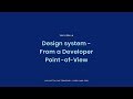 Yael Balla - Design system - From a Developer Point-of-View