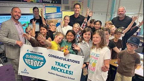Classroom Heroes | SDCCU honors Tracy Mickles from Holmes Elementary School