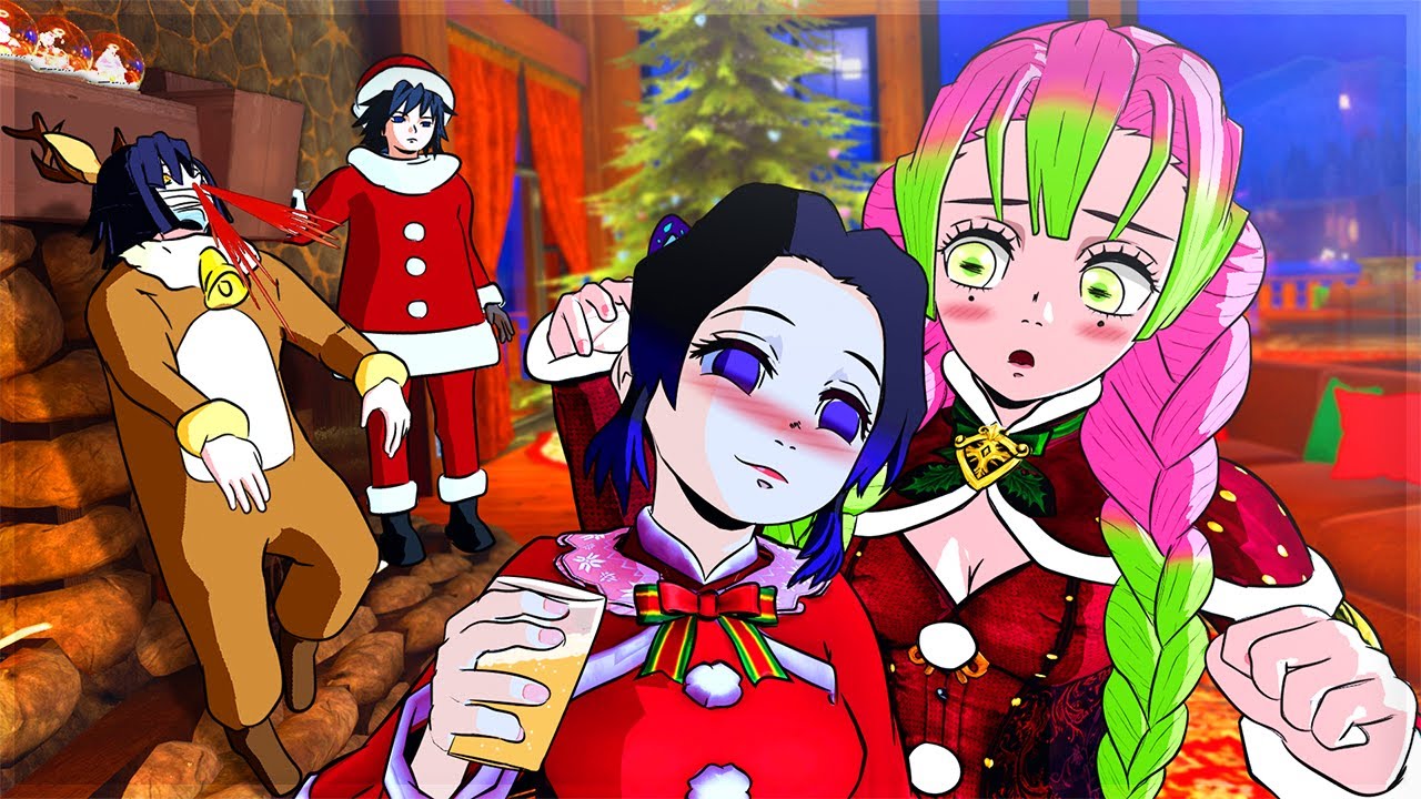Keeping up with the Hashira 3 - Christmas Episode (Demon Slayer VR