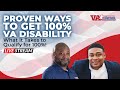 How to get 100% disability from the VA