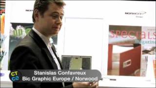 BIC GRAPHIC / NORWOOD : interview Stanislas Confavreux - salon "Communiquez Objet!" 2010  Lyon