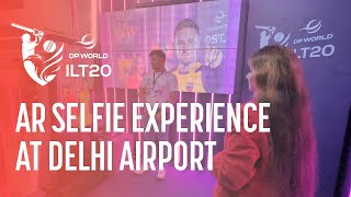 AR Selfie Experience at Delhi Airport | Strike a Pose with a Cricket Star!