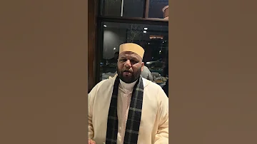 شكر الشيخ إدريس موجه إلى المصلين في المسجد على حسن استقبالهم وكرم ضيافتهم 