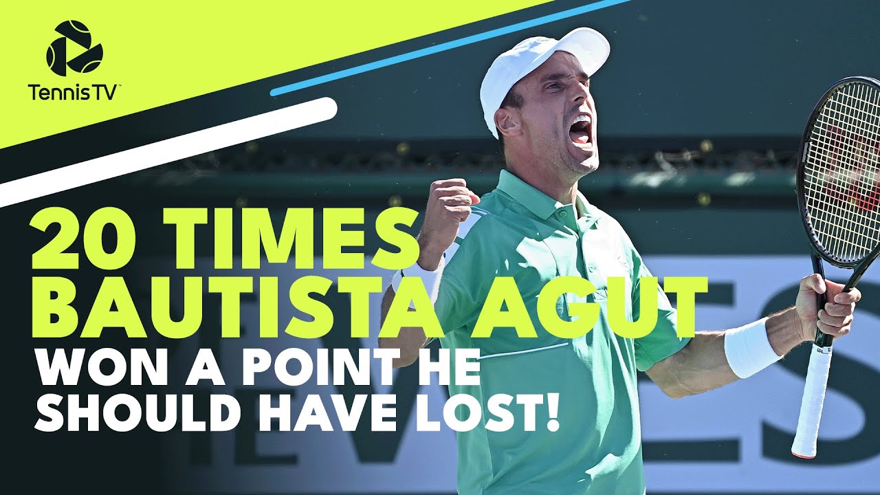20 Times Bautista Agut Won A Tennis Point He Should Have Lost!￼