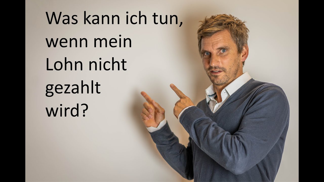 Wann ist der Lohn fällig & was tun wenn er nicht gezahlt wird?