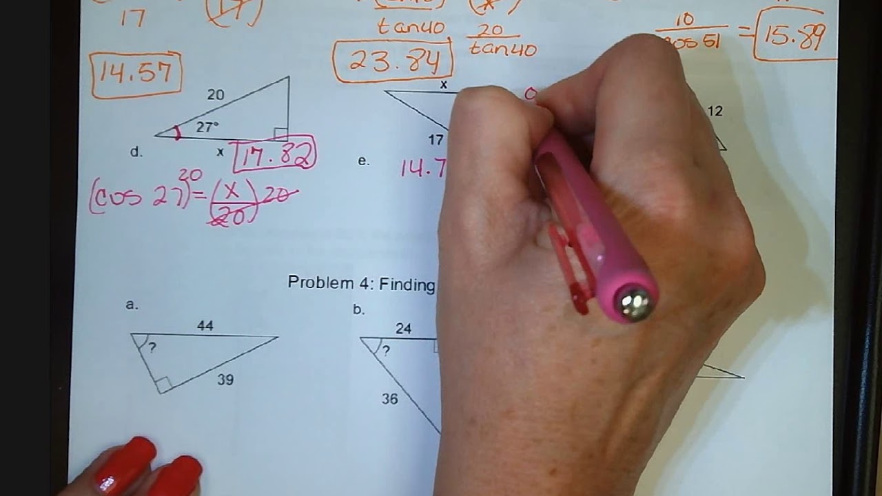 10-6 Trigonometric Ratios - YouTube