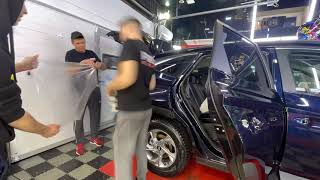 Hyundai Tucson: бронирование антигравийной плёнкой