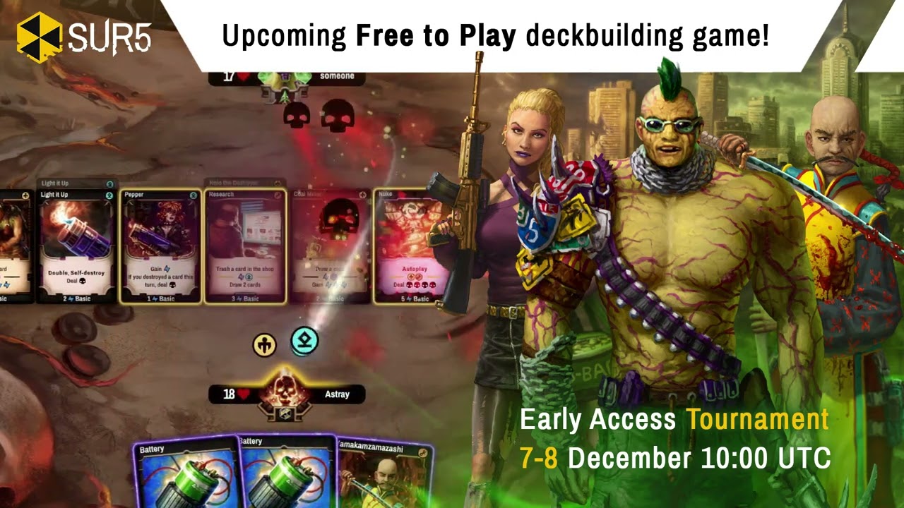 SUR5 - 7-8th December Tournament (Deckbuilder)