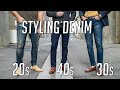 How to Style Denim in Your 20s 30s & 40s w/ 40overfashion