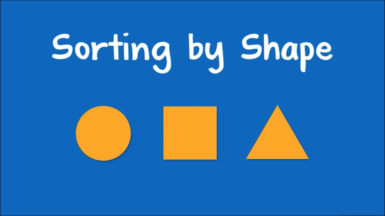 sorting by shape youtube