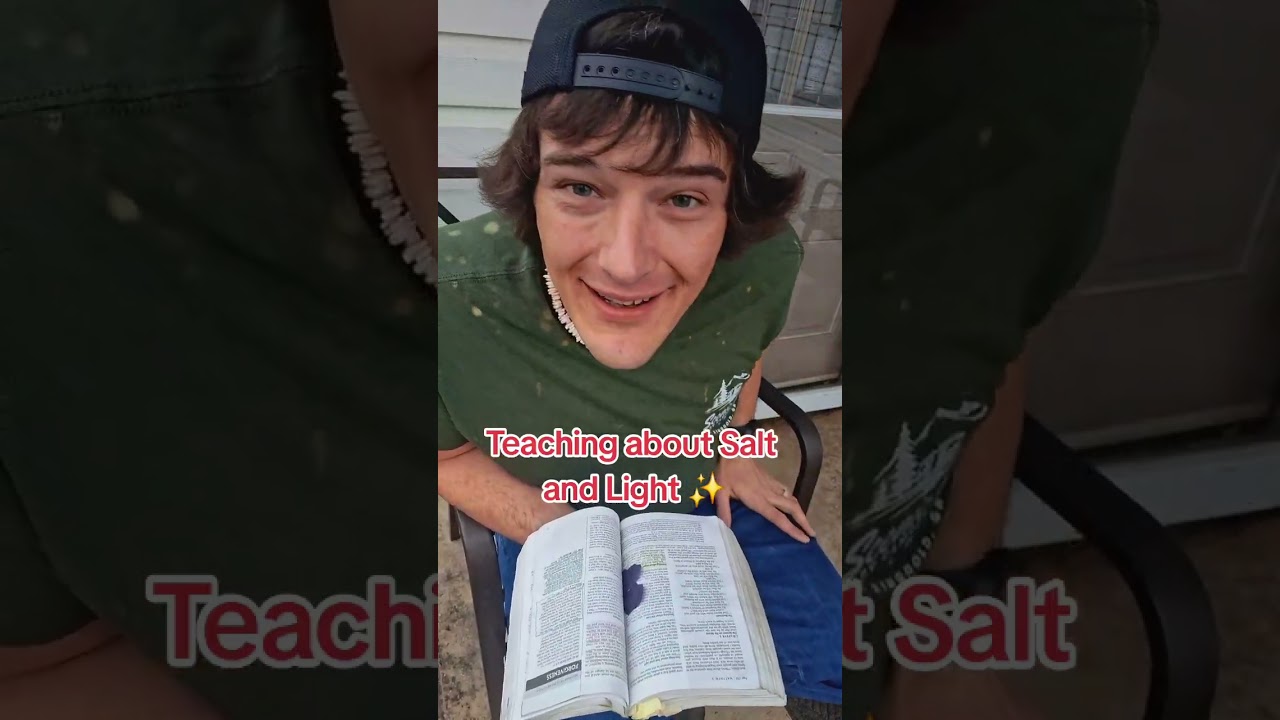 Teaching about Salt 🧂 and Light 💡 #