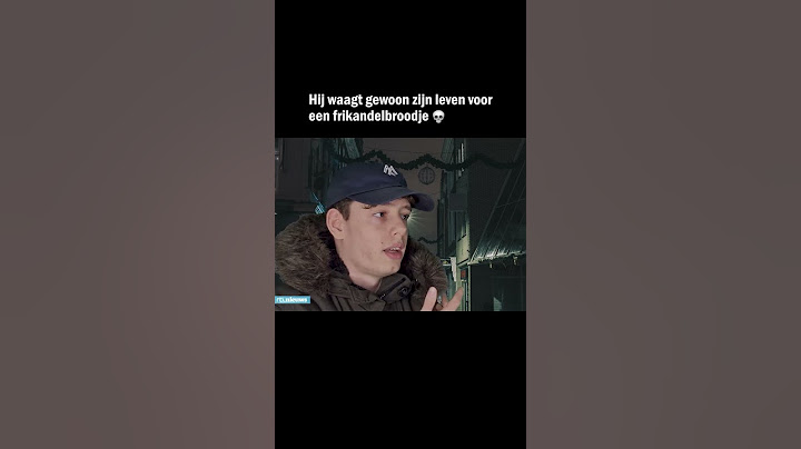 Jongen WAAGT LEVEN voor frikandelbroodjes!