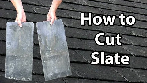 How to CUT SLATE - How to cut slates Thick or Thin DIY or Trade - DayDayNews