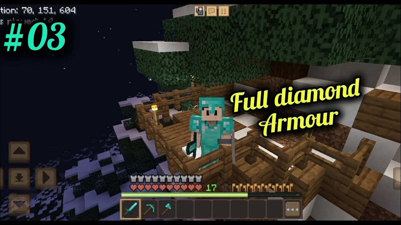 ep 3 || I made a full diamond armour 🤩|| (adventure - 1) - YouTube