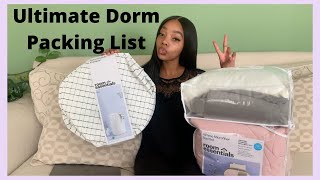 COLLEGE DORM ROOM ESSENTIALS LIST! Very Detailed (links included) | College Series: Episode 5