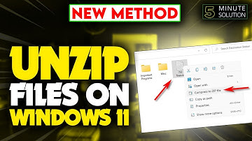 How to unzip files on Windows 11 [2025]