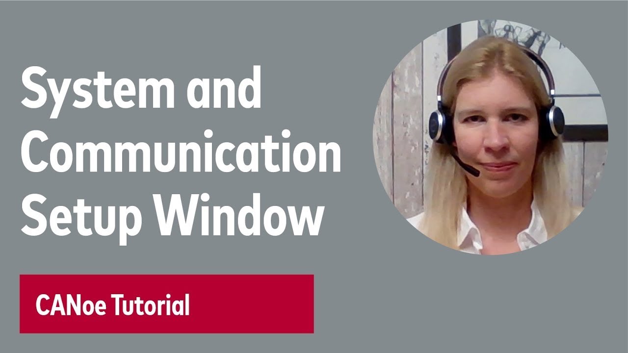 CANoe SOA対応機能「System and Communication Setup Window」（日本語字幕付き） YouTube