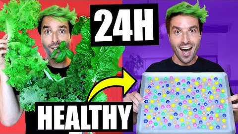 JE MANGE QUE LA NOURRITURE HEALTHY PENDANT 24H - CARL IS COOKING