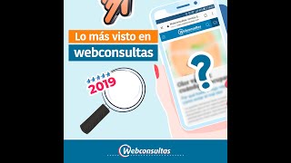 Artículos más vistos en Webconsultas 2019