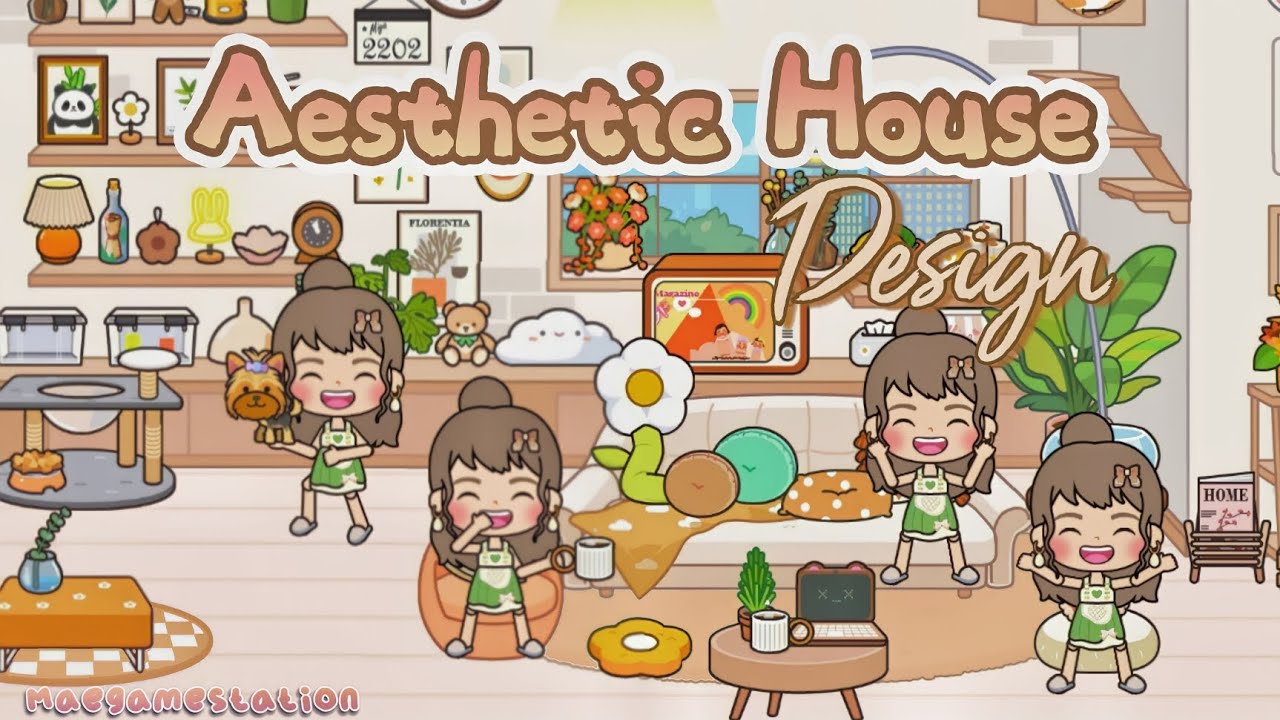 Miga world New Update New Aesthetic House Makeover | Aesthetic Design | toca boca