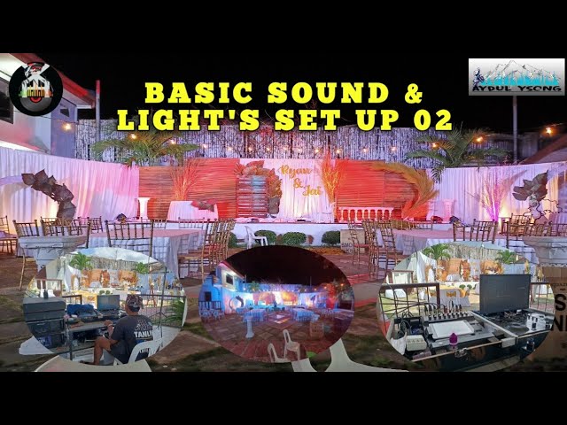 BASIC SOUND SYSTEM SETUP | CHALUVISTA RESORT | ADNUX15A | HALIMAW BOX | DL1608