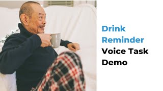 GG Care's Drink Reminder Demo, enabled by Alexa