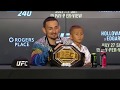 UFC 240: Post-fight Press Conference Highlights