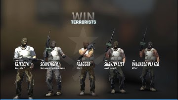 First time playing CS:GO and practice with bot - CSGO overpass (Gameplay)