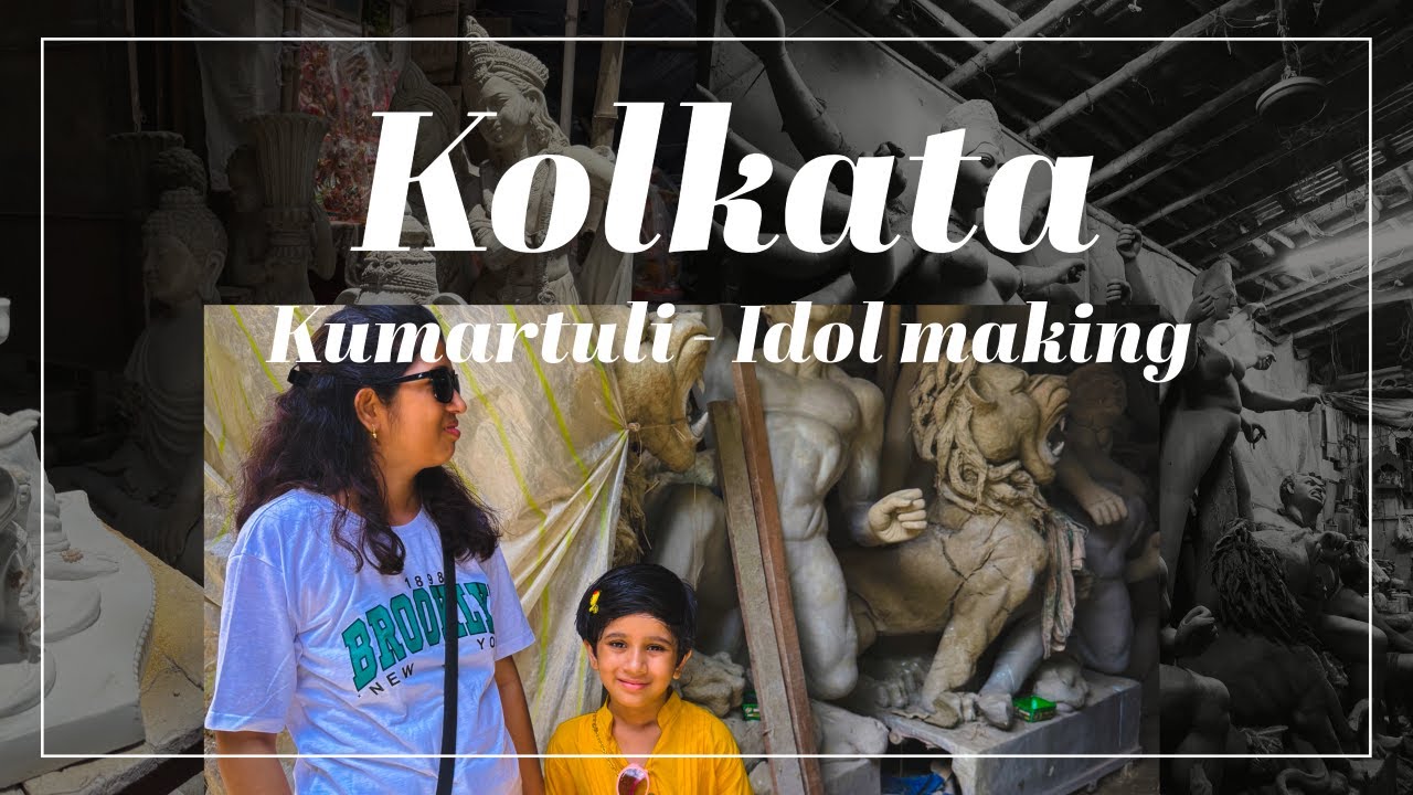 Kumartuli Kolkata | Durga Idol Making for Durga Puja 2025 | Travel & Culture Vlog