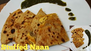 Stuffed Potato Naan  With Egg ||  Aloo paratha Recipe    food cooking farmaskitchen