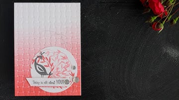 Ombre technique with Stampin