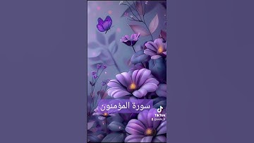 سورة المؤمنون #دويتو #دعاء #فولو #تيك_توك #دعاءمستجاب #لايك #حالات_واتس # قران#quran