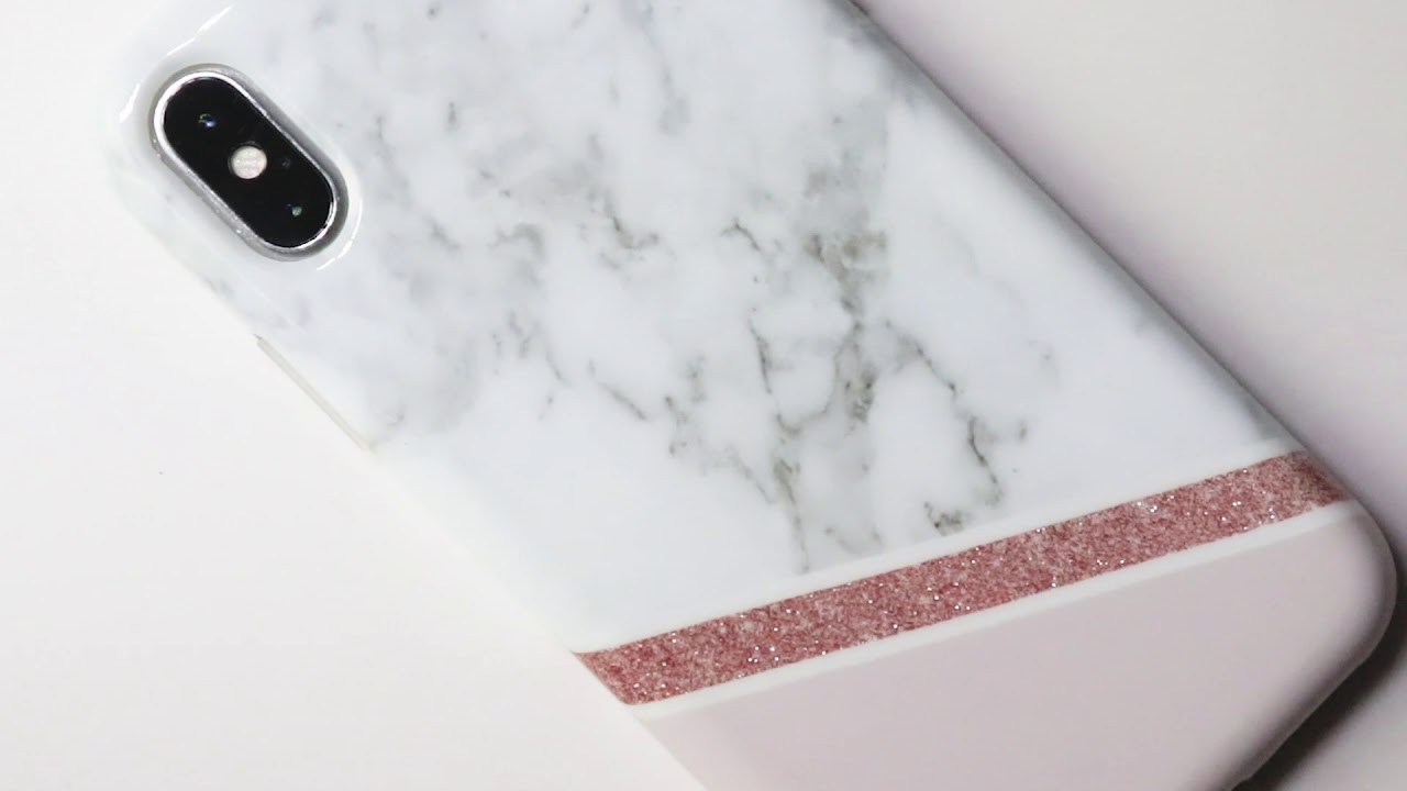 ZUSLAB iPhone X Case Noble Luxury Marble Pattern design, Glossy Soft TPU case