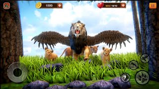 flying lion rope hero game | lion game video animal simulator 3d new part lion game 3d screenshot 3