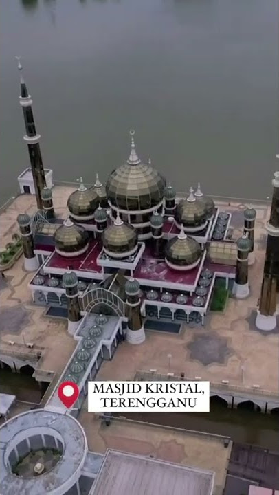 Pernah menjadi masjid ketiga tercantik di dunia, Masjid Kristal 🕌 #shorts #masjid #travel #malaysia