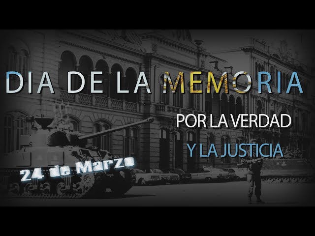 24 de Marzo - Día Nacional de la Memoria por la Verdad y la Justicia (LSA)
