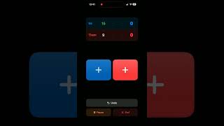 Score keeper that stays out of your way.  Search "Pickleball Scoreboard: Track" on the App Store  #P