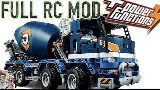 LEGO Technic Concrete Mixer Truck Full RC Mod