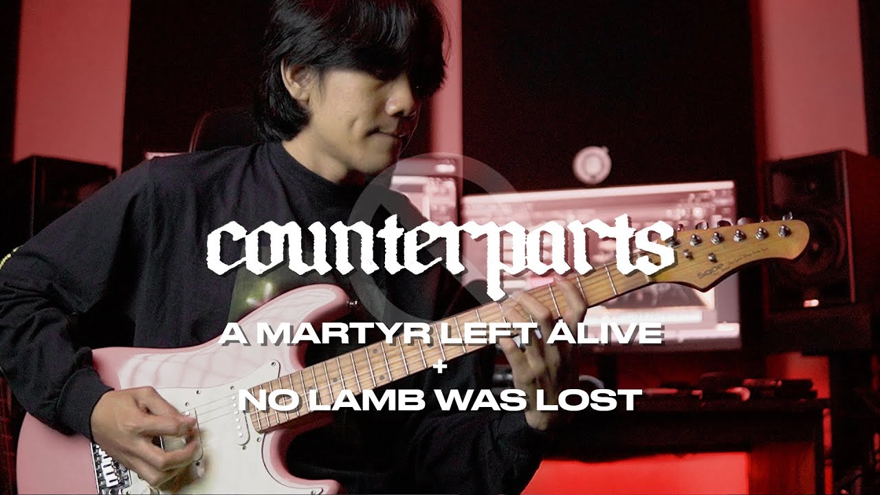 Counterparts - A Martyr Left Alive + No Lamb Was Lost (guitar / instrumental cover) +TAB