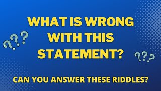12 New Tricky Riddles With Funny Answers To Test Your Brain | Riddles 9 |Riddle Quiz