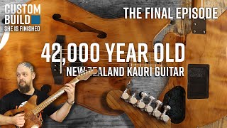 Ep 18 - SHE IS FINISHED! - Building a Guitar from 42,000 Year Old Wood
