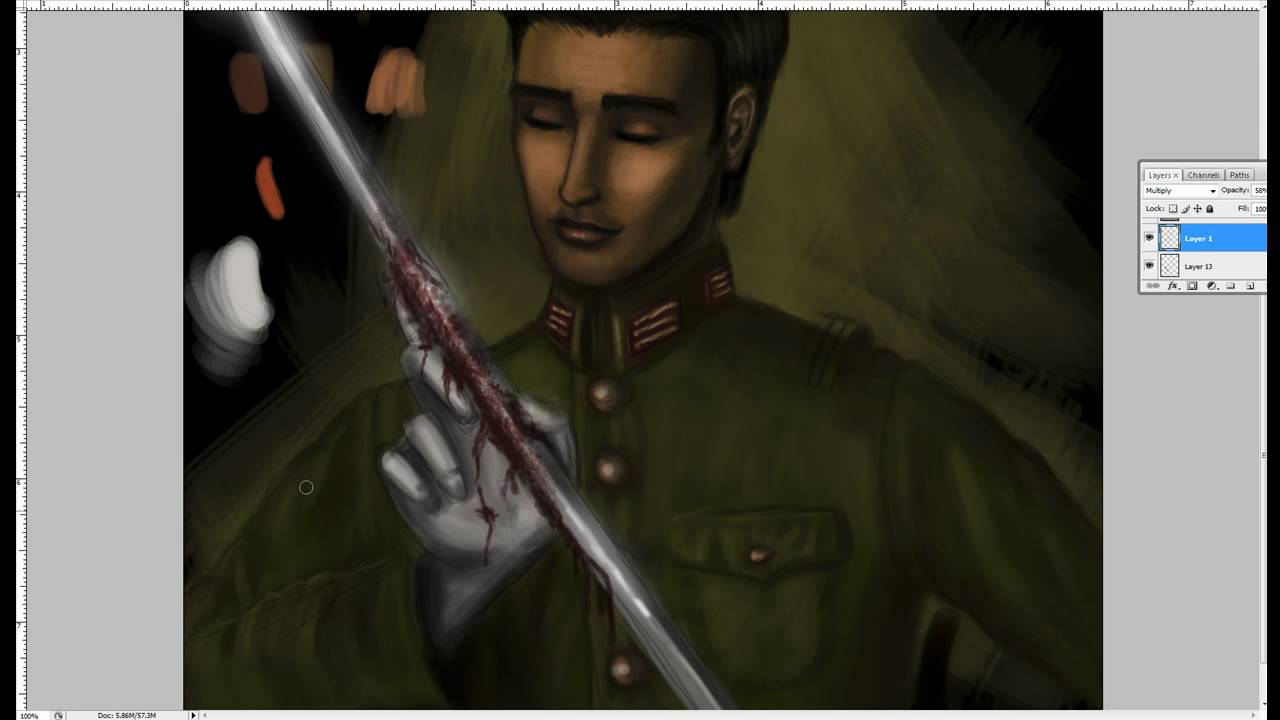 A Fine Execution (Time Lapse Speedpainting by Sean Chin)