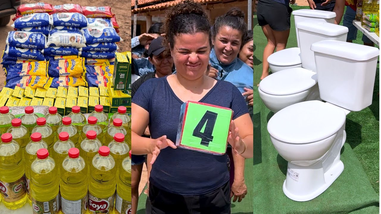 DESAFIO NO INTERIOR: Jogue o DADO para Ganhar VASO OU CESTA BÁSICA!