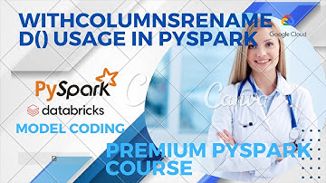 withColumnsRenamed() usage in PySpark | withColumnsRenamed() usage using PySpark