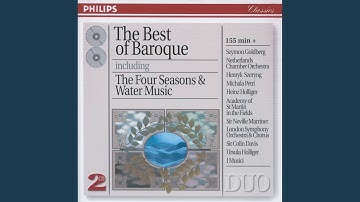 Handel: Water Music Suite No. 1 in F: 2. Adagio e staccato