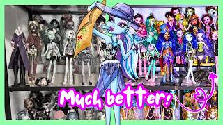 Fixing my messy Monster High doll display (I found the perfect risers!) ✨