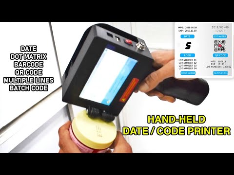 Worlds most affordable Touch Screen Batch Coding Machine - Handheld Inkjet Printer C: +91